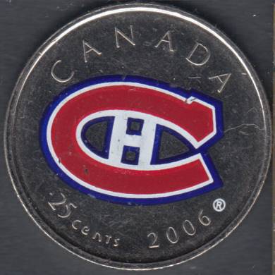 2006 P - EF - Canadiens Montreal - Canada 25 Cents