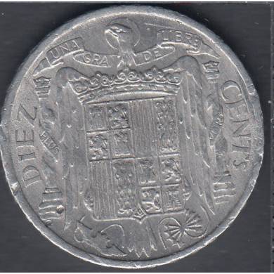 1953 - 10 Centimos - Espagne
