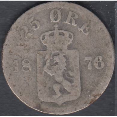 1876 - 25 Ore - Norvge