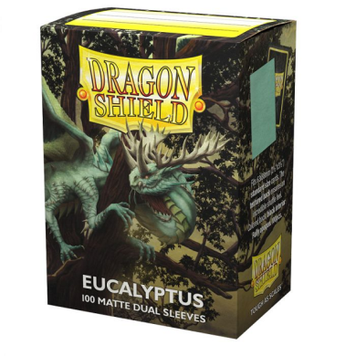 Dragon Shield - 100 Standard Size Card Sleeves - Eucalyptus - Matte Dual