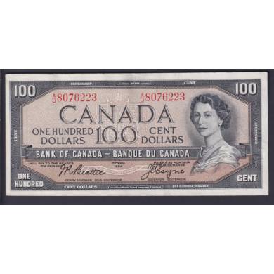 1954 $100 Dollars - EF-AU - Beattie Coyne - Prefix A/J