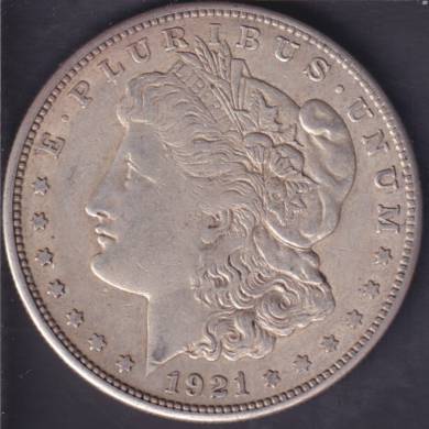 1921 S - VF - Morgan Dollar USA