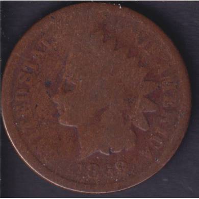 1869 - Good - Indian Head Small Cent USA