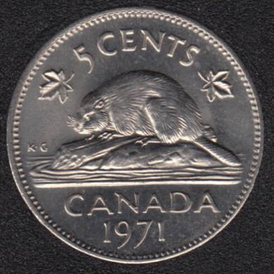 1971 - B.Unc - Canada 5 Cents