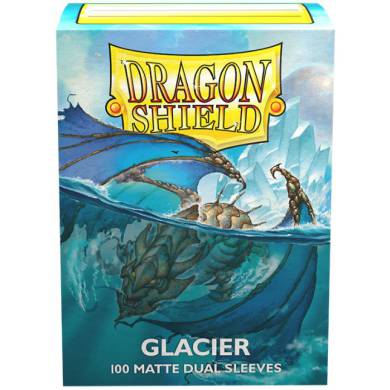 Dragon Shield - 100 Standard Size Card Sleeves - Glacier - Matte Dual