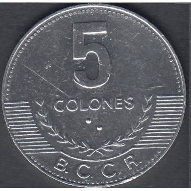 2005 - 5 Colones - Costa Rica