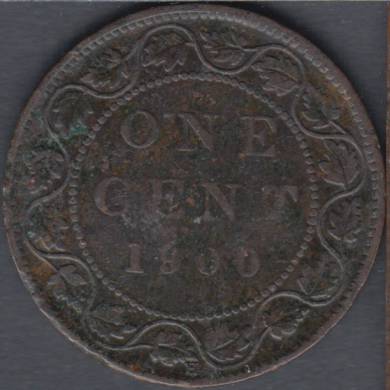 1900 H - VG/F - Canada Large Cent