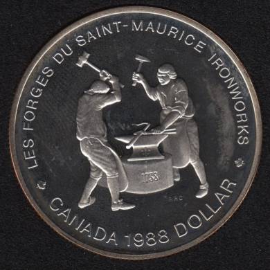 1988 - Proof - Canada Argent Dollar