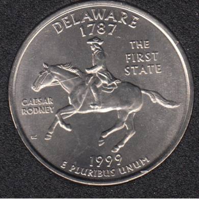 1999 P - Delaware - 25 Cents