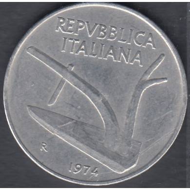 1974 R - 10 Lire - Italy