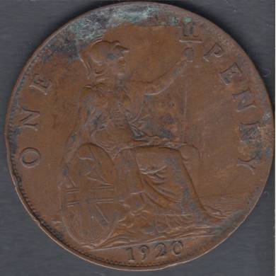1920 - 1 Penny - Rouill - Grande Bretagne