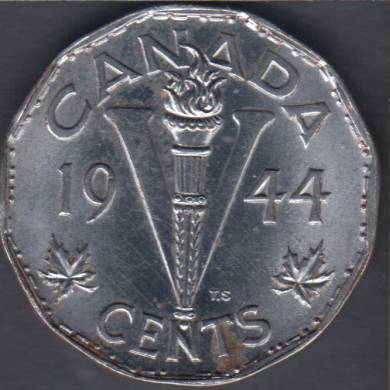 1944 - AU/UNC - Canada 5 Cents