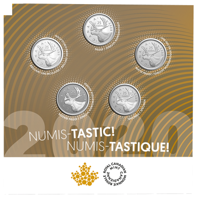 2020 - 25 - Numis-tastic! 5-coin Set