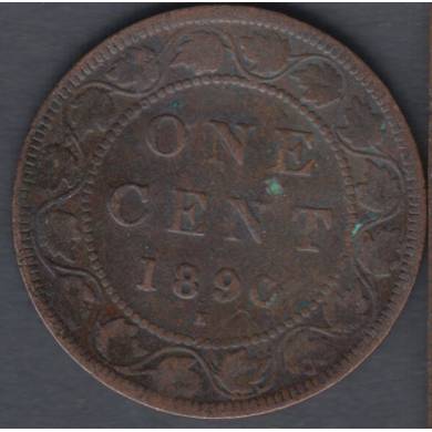 1890 H - Good - Canada Large Cent