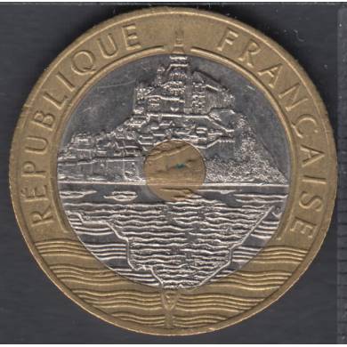 1993 - 20 Francs - Mont St-Michel - France