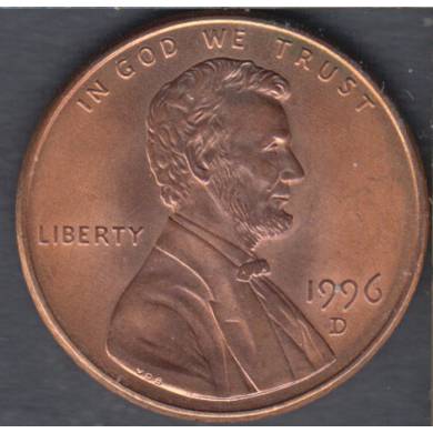 1996 D - B.Unc - Lincoln Small Cent