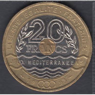 1993 - 20 Francs - Jeux Mediterraneens - France
