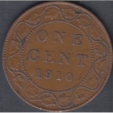 1910 - VF - Canada Large Cent