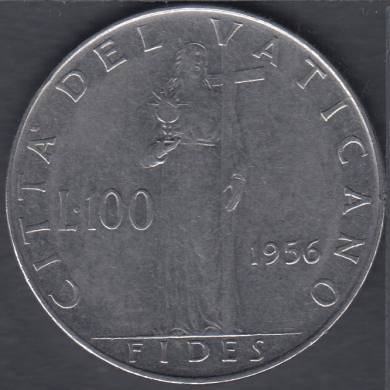 1956/XVII - 100 Lire - Pius XII - Vatican