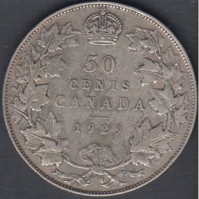 1929 - Fine - Canada 50 Cents