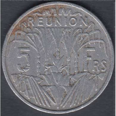 1955 - 5 Francs - Reunion Island