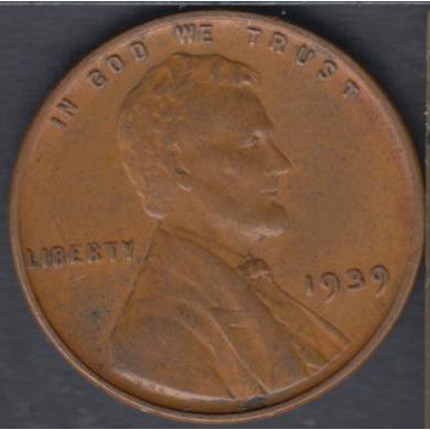 1939 - VF - Lincoln Small Cent USA
