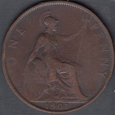 1901 - 1 Penny - Grande Bretagne