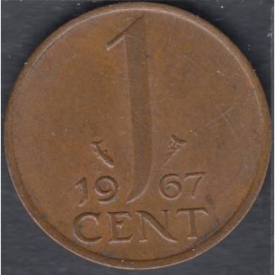 1967 - 1 Cent - Pays Bas