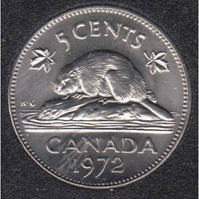 1972 - B.Unc - Canada 5 Cents