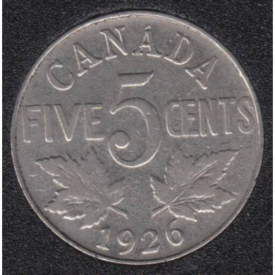 1926 - N '6' - Canada 5 Cents