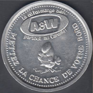 A&W - Pile ou Face - Jouez Gagnant - Medal