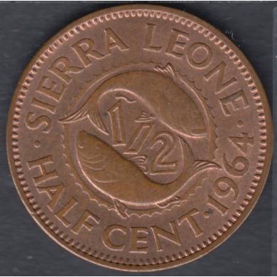 1964 - 1/2 Cent - B. Unc - Sierra Leone
