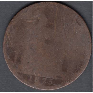 1875 - 1/2 Penny- Great Britain