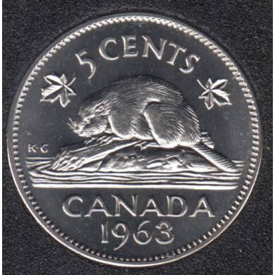 1963 - Proof Like - Canada 5 Cents