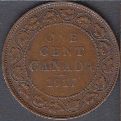 1917 - Fine - Canada Large Cent