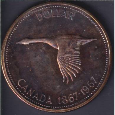 1967 - Specimen Nice Bleu Toned - Canada Dollar