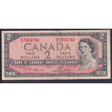 1954 $2 Dollars  - Lawson Bouey - Prfixe M/G