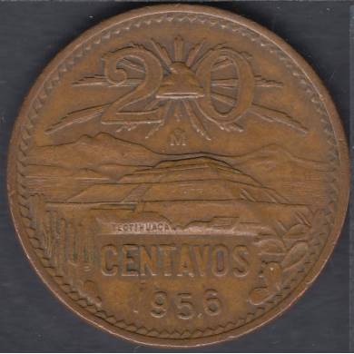 1956 Mo - 20 Centavos - Mexique