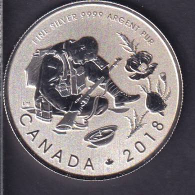 2018 - $10 - 1/2 oz. Pure Silver Coin - 100th Anniversary of the Armistice