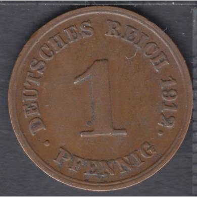 1912 G - 1 Pfennig - Germany