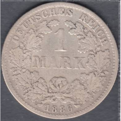1886 F - 1 Mark - Allemagne