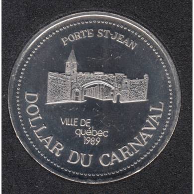 Quebec - 1989 Carnival of Quebec - Pal. 1962 / Porte St-Jean - Trade Dollar