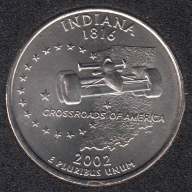 2002 P - Indiana - 25 Cents