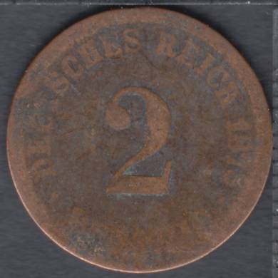 1875 D - 2 Pfennig - Germany