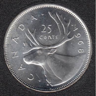 1968 - B.Unc - Argent - Canada 25 Cents
