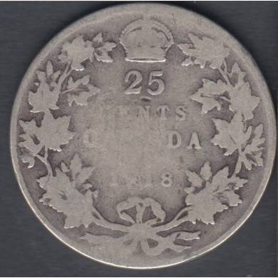1918 - A/G - Canada 25 Cents