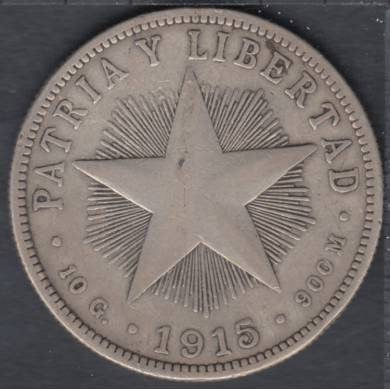 1915 - 40 Centavos - Cuba