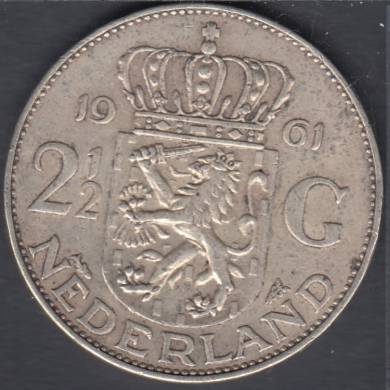 1961 - 2 1/2 Gulden - Pays Bas