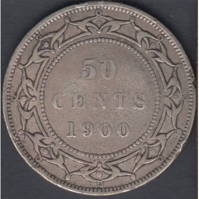 1900 - Fine - 50 Cents - Terre-Neuve