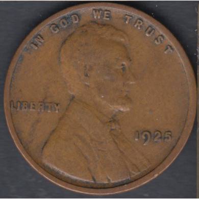 1925 - VG - Lincoln Small Cent USA